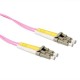 ACT LSZH Multimode 50/125 OM4 fiber cable duplex with LC connectors 30m Pink RL9730 ACT LSZH Multimode 50/125 OM4 fiber cable duplex with LC connectors 30m Pink RL9730