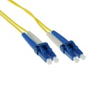 ACT LSZH Singlemode 9/125 OS2 fiber cable duplex with LC connectors 50m Yellow RL9950 ACT LSZH Singlemode 9/125 OS2 fiber cable duplex with LC connectors 50m Yellow RL9950