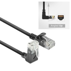 ACT CAT6A U-UTP Patch Cable 2m Black DC4902