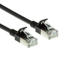 ACT CAT6A U-FTP Patch Cable 3m Black DC7903