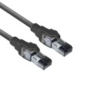 ACT CAT6A S-FTP Patch Cable 3m Black FB4903 ACT CAT6A S-FTP Patch Cable 3m Black FB4903