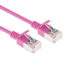 ACT CAT6A U-FTP Patch Cable 10m Pink DC7410