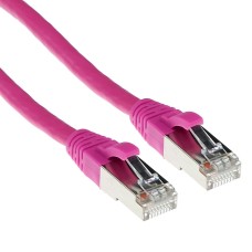 ACT CAT6A S-FTP Patch Cable 10m Pink FB2410