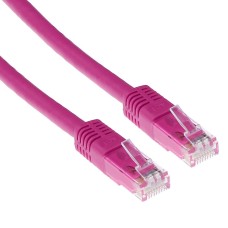 ACT CAT5e U-UTP Patch Cable 2m Pink IB4802