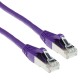 ACT CAT6A S-FTP Patch Cable 1m Purple FB2301