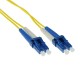 ACT LSZH Singlemode 9/125 OS2 fiber patch cable duplex with LC connectors 2,5m Yellow RL9953 ACT LSZH Singlemode 9/125 OS2 fiber patch cable duplex with LC connectors 2,5m Yellow RL9953