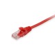 EQuip CAT6 U-UTP Patch Cable 0,15m Red 625471 EQuip CAT6 U-UTP Patch Cable 0,15m Red 625471