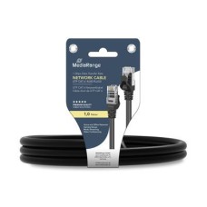 MediaRange CAT5e U-UTP Patch Cable 1m Black MRCS119 MediaRange CAT5e U-UTP Patch Cable 1m Black MRCS119