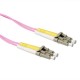 ACT LSZH Multimode 50/125 OM4 fiber patch cable duplex with LC connectors 17m Pink RL9717 ACT LSZH Multimode 50/125 OM4 fiber patch cable duplex with LC connectors 17m Pink RL9717
