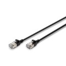 Digitus CAT6A F-FTP Patch Cable 0,3m Black DK-1632-A-003S-BL Digitus CAT6A F-FTP Patch Cable 0,3m Black DK-1632-A-003S-BL