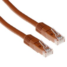 ACT CAT5e U-UTP Patch Cable 2m Brown IB4602
