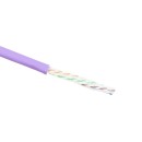 ACT CAT6A U-UTP Installation cable 500m Purple XS6115