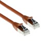 ACT CAT6A S-FTP Patch Cable 5m Brown FB2205 ACT CAT6A S-FTP Patch Cable 5m Brown FB2205