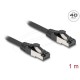 DeLock CAT8.1 S-FTP Patch Cable 1m Black 80571 DeLock CAT8.1 S-FTP Patch Cable 1m Black 80571