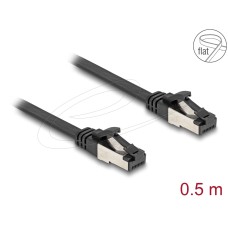 DeLock CAT8.1 Patch Cable 0,5m Black 80178