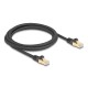 DeLock CAT6A S-FTP Patch Cable 2m Black 80318 DeLock CAT6A S-FTP Patch Cable 2m Black 80318