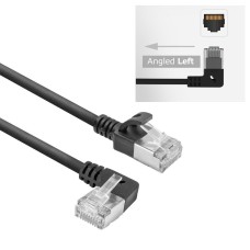 ACT CAT6A U-FTP Patch Cable 0,25m Black DA1952