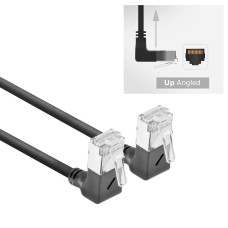 ACT CAT6A U-FTP Patch Cable 3m Black DA6903