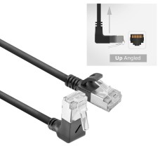 ACT CAT6A U-FTP Patch Cable 3m Black DA4903