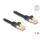DeLock CAT6A S-FTP Patch Cable 1m Black 80317 DeLock CAT6A S-FTP Patch Cable 1m Black 80317