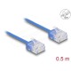 DeLock CAT6 U-UTP Patch Cable 0,5m Blue 80779 DeLock CAT6 U-UTP Patch Cable 0,5m Blue 80779