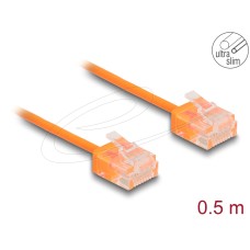 DeLock CAT6 U-UTP Patch Cable 0,5m Orange 80854