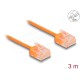 DeLock CAT6 U-UTP Patch Cable 3m Orange 80857 DeLock CAT6 U-UTP Patch Cable 3m Orange 80857