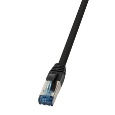Logilink CAT6A S-FTP Patch Cable 7,5m Black CQ6085S Logilink CAT6A S-FTP Patch Cable 7,5m Black CQ6085S
