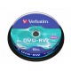Verbatim DVD-RW 4,7Gb 4x Hengeres 10db/csomag (10-es címke) 43552