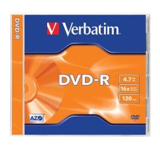 Verbatim DVD-R 4,7Gb 16x Norm&aacute;l tok 1db/csomag (1-es c&iacute;mke) 43519
