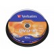 Verbatim DVD-R 4,7Gb 16x Hengeres 10db/csomag (10-ös címke) 43523 Verbatim DVD-R 4,7Gb 16x Hengeres 10db/csomag (10-ös címke) 43523