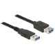 DeLock Extension cable USB 3.0 Type-A male > USB 3.0 Type-A female 2m Black 85056