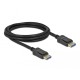 Delock DisplayPort kábel 10K 60 Hz 54 Gbps 2 m 80262 Delock DisplayPort kábel 10K 60 Hz 54 Gbps 2 m 80262