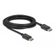 Delock DisplayPort kábel 10K 60 Hz 54 Gbps 3 m 80263 Delock DisplayPort kábel 10K 60 Hz 54 Gbps 3 m 80263