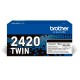 Brother TN2420 Black tonercsomag TN2420TWIN