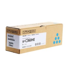 Ricoh SPC360HE Cyan toner 408185 Ricoh SPC360HE Cyan toner 408185