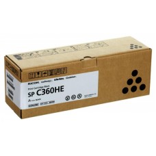 Ricoh SPC360HE Black toner 408184 Ricoh SPC360HE Black toner 408184