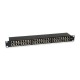 EQuip 48-Port Cat.6 Shielded Patch Panel Black 326449 EQuip 48-Port Cat.6 Shielded Patch Panel Black 326449