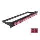 DeLock 19″ Fibre Patch Panel 24 port LC Duplex violet 43390