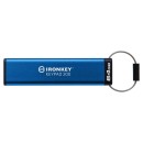 Kingston 64GB IronKey Keypad 200 USB3.2 Blue IKKP200/64GB Kingston 64GB IronKey Keypad 200 USB3.2 Blue IKKP200/64GB