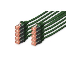 Digitus CAT6 S-FTP Patch Cable 1m Green (10db) DK-1644-010-G-10 Digitus CAT6 S-FTP Patch Cable 1m Green (10db) DK-1644-010-G-10