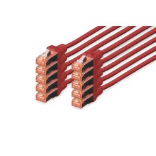 Digitus CAT6 S-FTP Patch Cable 3m Red (10db) DK-1644-030-R-10
