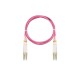 NIKOMAX OM4 Száloptikás Kábel 1m Magenta NMF-PC2M4C2-LCU-LCU-001