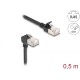 DeLock CAT6A S-FTP Patch Cable 0,5m Black 80304 DeLock CAT6A S-FTP Patch Cable 0,5m Black 80304