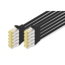 Digitus CAT6A S-FTP Patch Cable 1m Black 10db DK-1644-A-010-BL-10 Digitus CAT6A S-FTP Patch Cable 1m Black 10db DK-1644-A-010-BL-10