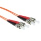 ACT LSZH Multimode 62.5/125 OM1 fiber duplex with ST connectors 3m Orange RL1003 ACT LSZH Multimode 62.5/125 OM1 fiber duplex with ST connectors 3m Orange RL1003