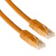 ACT CAT6A U-UTP Patch Cable 0,5m Orange IB4300