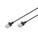 Digitus CAT6 U-UTP Patch Cable 0,5m Black DK-1618-005S-BL Digitus CAT6 U-UTP Patch Cable 0,5m Black DK-1618-005S-BL