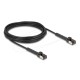 DeLock CAT6A U-FTP Patch Cable 5m Black 80937 DeLock CAT6A U-FTP Patch Cable 5m Black 80937
