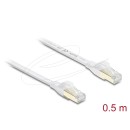 DeLock CAT8.1 U-FTP Patch Cable 0,5m White 81024 DeLock CAT8.1 U-FTP Patch Cable 0,5m White 81024
